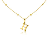 Roman Initial Satellite Necklace